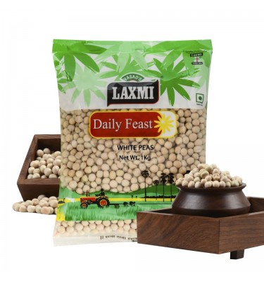Laxmi Daily Feast White Peas 1 KG